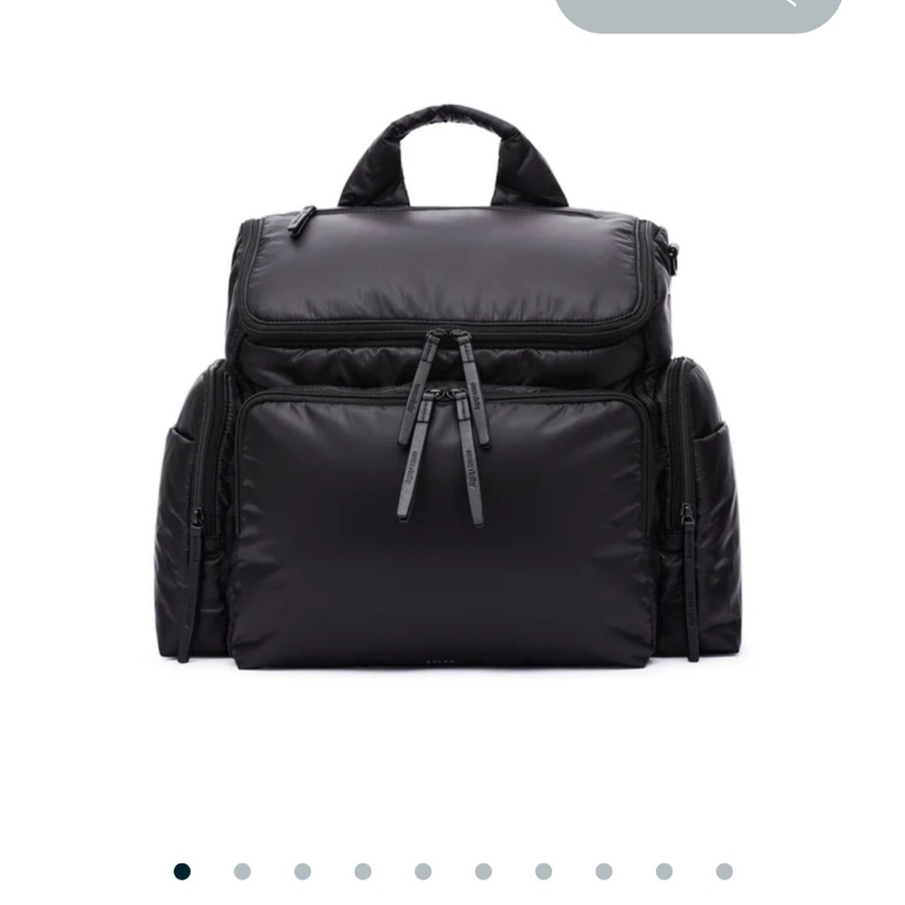 Black Caraa diaper bag